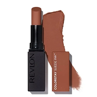 Imagen de Revlon ColorStay Suede Ink, Pintalabios Mate de Larga duración, Enriquecido con Vitamina E, Tono 004 Pure Talent