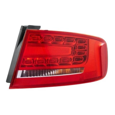 Imagen de HELLA 2VA 010 085 101 Piloto trasero derecha Parte exterior LED, P21W 12 Rojo con portalámparas, sin bombilla AUDI: A4 B8 Berlina