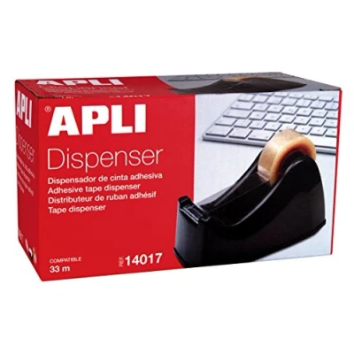 Imagen de APLI 14017 Porta Cinta, Negro, 33m
