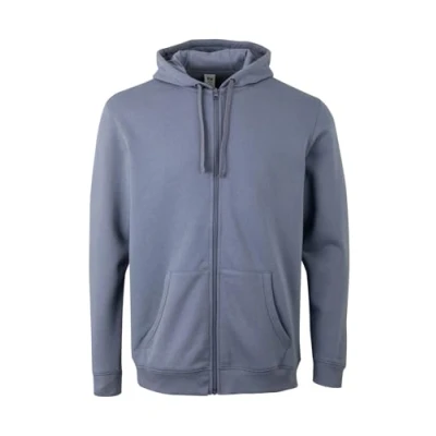 Imagen de Mukua Byron; Sudadera unisex con cremallera y capucha; color Blue Fog; talla L