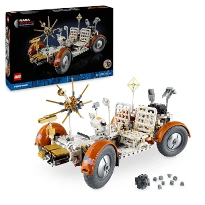 Imagen de Lego Technic Vehículo de Exploración Lunar NASA Apollo Róver Espacial, Maqueta para Adultos, Regalo Coleccionable Hombres y Mujeres Fans la Ciencia, Decoración del Hogar Oficina 42182