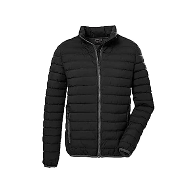 Imagen de Killtec Men&#039;s Abrigo/chaqueta de invierno con aspecto plumón capucha KOW 119 MN QLTD JCKT, black, 4XL, 38653 000