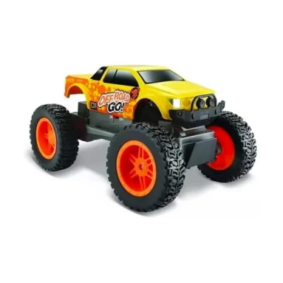 Imagen de Maisto Tech R/C Off Road Go: Vehículo teledirigido Todoterreno con frecuencia de 2,4 GHz, tracción en Las Cuatro Ruedas y Mando a Distancia empuñadura Pistola, Partir 5 años, 21 cm,