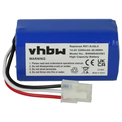 Imagen de vhbw Batería Compatible con Miele Scout RX1 Robot Limpieza (3200 mAh, 14,4 V, Li Ion)
