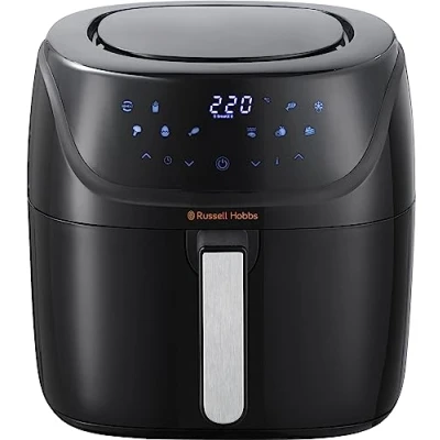 Imagen de Russell Hobbs Freidora de Aire sin Aceite 8 litros, air fryer XXL, 10 programas, pantalla LED táctil, diseño compacto y capacidad máxima [Ahorra hasta un 47% en Energía] SatisFry 27170 56