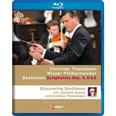 Imagen de BEETHOVEN Sinfonien 4, 5 &amp; 6 Christian THIELEMANN (+ 170 min. Doku mit Joachim Kaiser) Blu ray [Reino Unido] [Blu ray]
