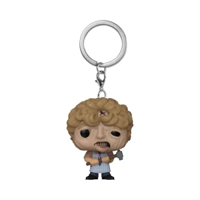 Imagen de Funko Pop! Keychain: Peppermint Leatherface Texas Chainsaw Massacre Minifigura de Vinilo Coleccionable Llavero Original Relleno Calcetines Idea Regalo Mercancia Oficial Movies Fans