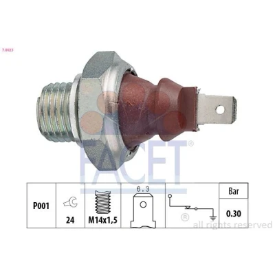 Imagen de FACET 7.0023 Sensor de Presión Aceite M14x1,5 Made in Italy OE Equivalent OPEL: Kadett E CC, Corsa A Manta B Berlina, PORSCHE: Boxster
