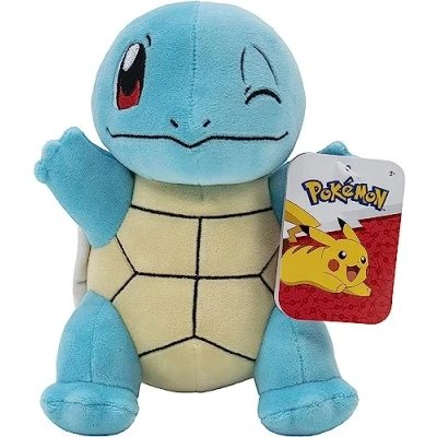 Imagen de Pokémon Squirtle Peluche con Detalles auténticos, Juguetes para niños, Multicolor, 8 Pulgadas