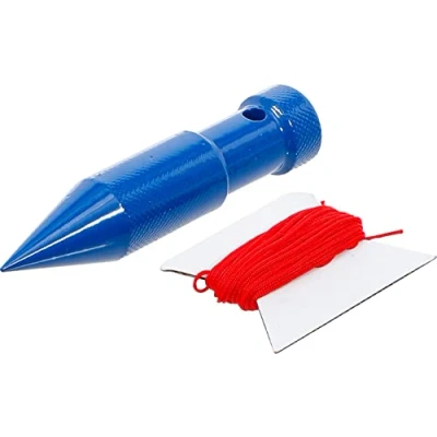 Imagen de BGS Diy 71018 Juego de plomada con cuerda 200 g 6 m