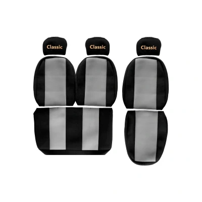 Imagen de F CORE ContiClassic PS03 GRAY Cubreasiento gris Estampado textil delante