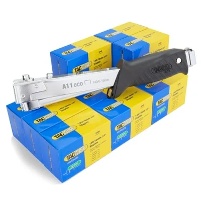 Imagen de Tacwise 1783 ECO Grapadora de Martillo A11 con 60.000 Grapas 140/10mm, Utiliza Tipo 140 da 6mm a 10mm