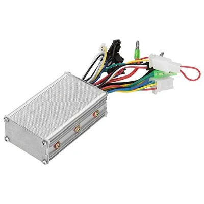 Imagen de MAGT Patinete Electrico Controlador de 36V / 48V 350W Estable Menos Ruido Controller E Bici sin escobillas Velocidad for Bicicleta eléctrica Vespa (Color : Plata)