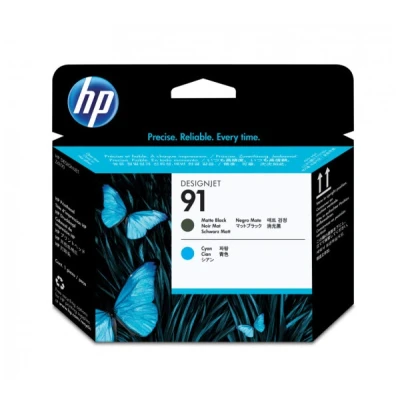 Imagen de Hp 91 Matte Black And Cyan Printhead