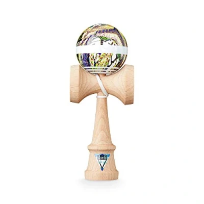 Imagen de KROM Juguete Kendama Noia 6 Mejora Tus Habilidades Cognitivas el Balance, los Reflejos y la Creatividad Modelo Pro Hecho para Principiantes Expertos