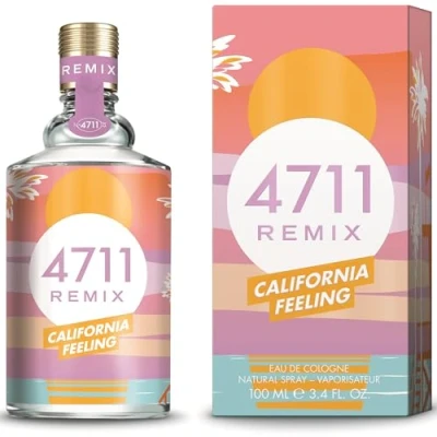 Imagen de 4711® Remix Cologne California Feeling I Agua de Colonia cítrico afrutado floral para un verano inolvidable Vaporizador 100 ml