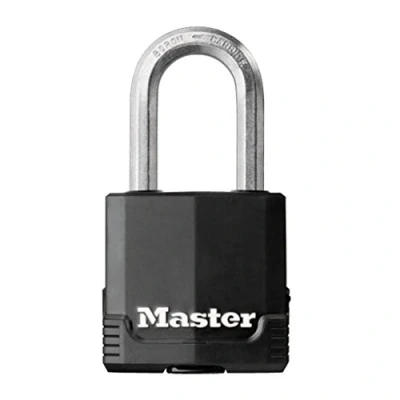 Imagen de Master Lock M115eurdlf, Candado Seguridad Llaves Acero Laminado Y Antióxido Exterior Arco Medium Estanco Contra La Cor Excell Allwetterfestes Vorhã Ngeschloss 48mm, Standard, Normal
