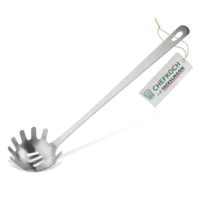 Imagen de Chefkoch Cuchara para espaguetis Perfecta servir creaciones de pasta, acero inoxidable con aspecto mate pasta apta lavavajillas