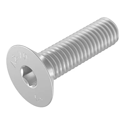 Imagen de Tornillo avellanado SECCARO M10 x 40 mm, acero inoxidable V2A VA A2, DIN 7991 / ISO 10642, hexágono interior, 20 piezas