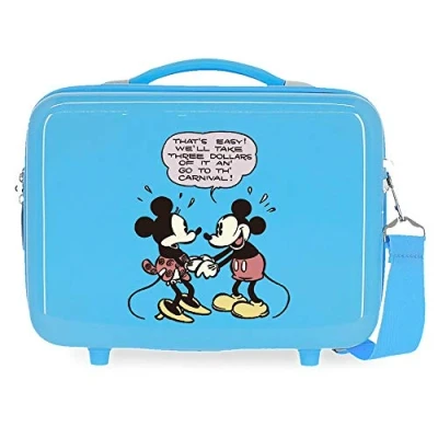 Imagen de Disney Mickey That&#039;S Easy Neceser Adaptable Azul 29x21x15 cms Rígida ABS 9,14L