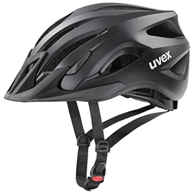 Imagen de uvex viva 3, casco todoterreno ligero unisex, ajuste de talla individualizado, forro interior lavable, black matt, 52 57 cm