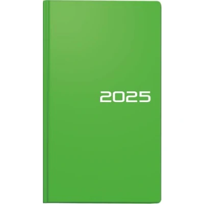 Imagen de BRUNNEN Agenda de bolsillo modelo 756 (2025), 2 páginas = 1 semana, A6, 144 páginas, tapa balacron, color verde claro