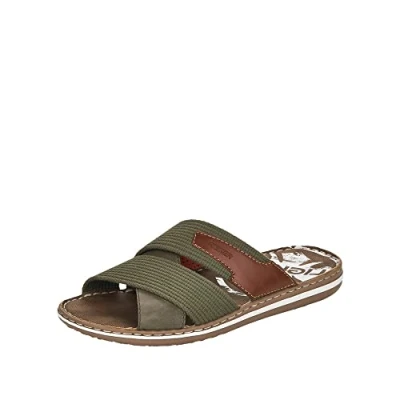 Imagen de Rieker 21066, Pantuflas Hombre, Verde, 43 EU