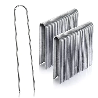 Imagen de GardenMate Juego de 100 estacas fijación Acero galvanizado Inoxidable, 200 mm, 25 mm diámetro, 3,8 Cabeza Redonda, para Suelos Muy Duros