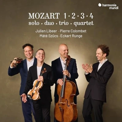 Imagen de Mozart 1.2.3.4.solo Duo Trio Quarte Julien Libeer,Pierre Colombet,