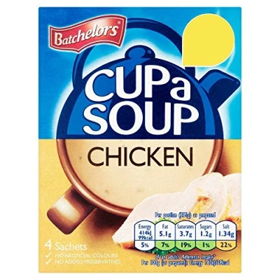 Imagen de Batchelors Cup A Soup Sopa de pollo 81 g Pack 4 unidades