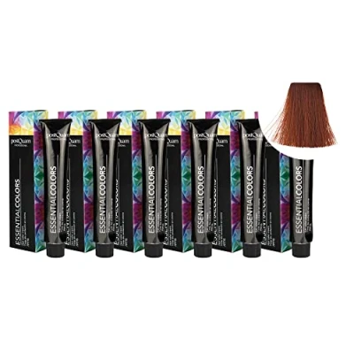 Imagen de PostQuam Pack de 6 Tintes Peluqueria Profesional Elevado Poder Cubriente Tinte Permanente 100% Cobertura Canas Garantiza Color Natural Uniforme y Duradero Más 90 Colores Disponibles