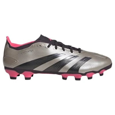 Imagen de adidas Performance Predator League Multiground Botas de fútbol con tacos, Hombre, Talla: 42, Platin metallic/aurora black/turbo Zapatos