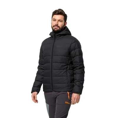 Imagen de Jack Wolfskin Sudadera con Capucha Ather Down M Edredón, Negro, XL Hombres