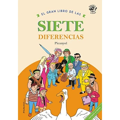 Imagen de El Gran libro De las Siete Diferencias (Picanyol) 9788494454868: juego para encontrar diferencias: 1 (Encuentra diferencias)