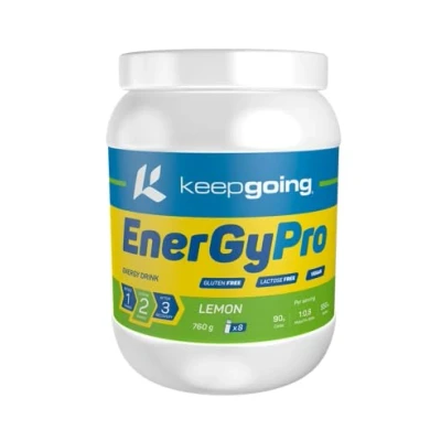 Imagen de Keepgoing EnergyPro Bebida Energética en Polvo Sabor Limón para Ciclismo Energy Drink Deporte Rápida Asimilación 700 g