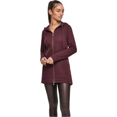 Imagen de Urban Classics Parka Sudadera con cremallera, Mujer, Talla: 3XL, Burgundy