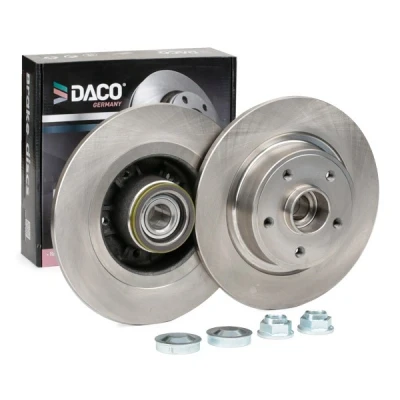 Imagen de DACO Germany 603922 Disco de freno 274 11 5 macizo con anillo sensor ABS, cojinete rueda RENAULT: LAGUNA 2, GRAND SCENIC 2 Grandtour