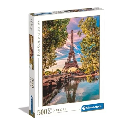 Imagen de Clementoni Collection Along The Seine Puzzle De 500 Piezas, Rompecabezas Adultos, Entretenimento, 35524, Multicolor