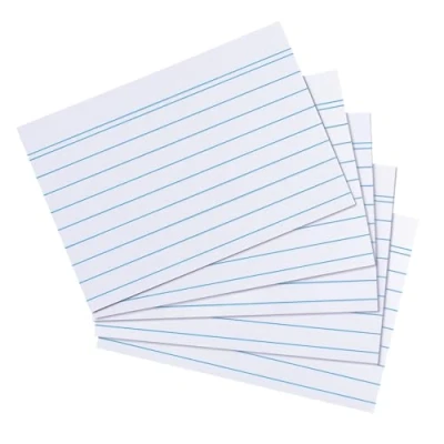 Imagen de Herlitz 50019397 Fichas (A8, 170 g/m², 200 unidades), color blanco