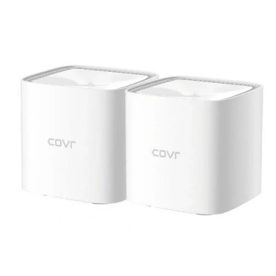 Imagen de D Link COVR 1102 Kit WiFi Mesh AC1200 (Dual Band, dos nodos extensores inteligentes Wi Fi hasta 1200 Mbps, malla, encriptación WPA3, LAN Gigabit, Wave2, Streaming 4K, blanco