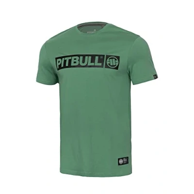 Imagen de PITBULL Camiseta Hombre Hilltop, Camisetas Manga Corta Hombre, T Shirt Corte Regular Clásico, de Algodón, Ideal para el Verano XL, Menta