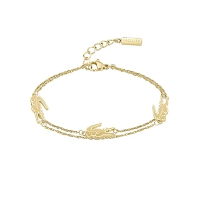 Imagen de Lacoste Crocodile Pulsera goldcoloured, Mujer, Talla: One Size, Gold/coloured