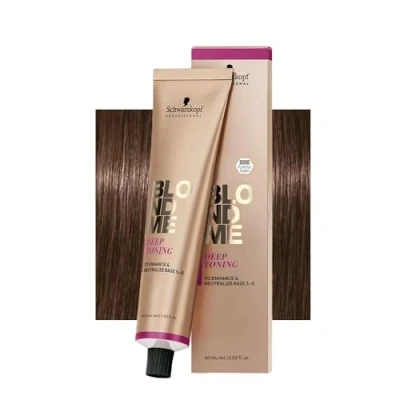 Imagen de Schwarzkopf Professional BlondMe Deep Toning 60 ml Chestnut