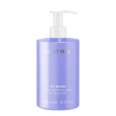 Imagen de Cotril Icy Blond Deep Reinforcing Mask 500ml mascarilla reestructurante para cabello rubio