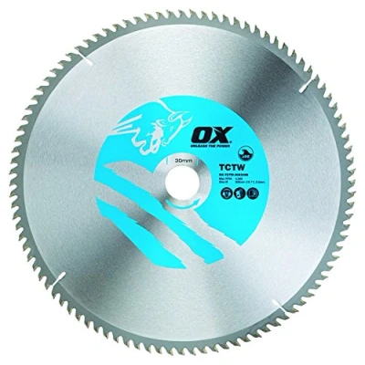 Imagen de OX Hoja de sierra circular para cortar madera 305/30mm, 96 Dientes ATB