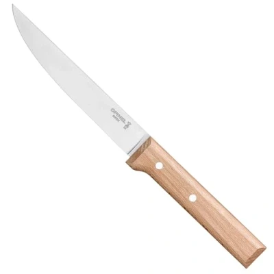 Imagen de OPINEL Cuchillo para trinchar paralelo N120 Hoja de acero inoxidable, asado, pierna, aves Mango madera haya Excelente agarre Garantía por vida