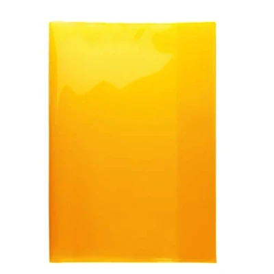 Imagen de HERMA 19605 Sobres A4 transparente naranja, 10 unidades, fundas de polipropileno resistente, lavable y extra grueso, juego transparentes para cuadernos escolares, colores