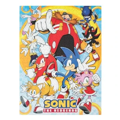 Imagen de Puzzle 500 Piezas Sonic The Hedgehog con Caja Rompecabezas 61x45,7 cm Decoracion Gamer Ideal para habitacion