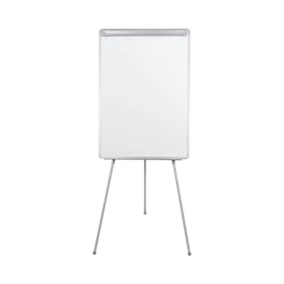 Imagen de Bi Office Easy pizarra Blanca con caballete de trípode, marco gris, A1 60 x 85 cm, para rotafolios