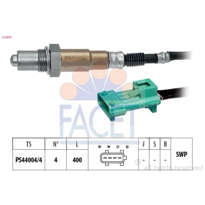 Imagen de FACET 10.8068 Sonda lambda Made in Italy OE Equivalent térmico, plana, Rosca engrasada 4 PEUGEOT: 206 Hatchback, 207 SW